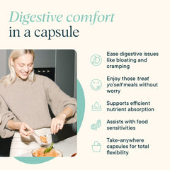 Digestive health concept showing gut wellness imagery