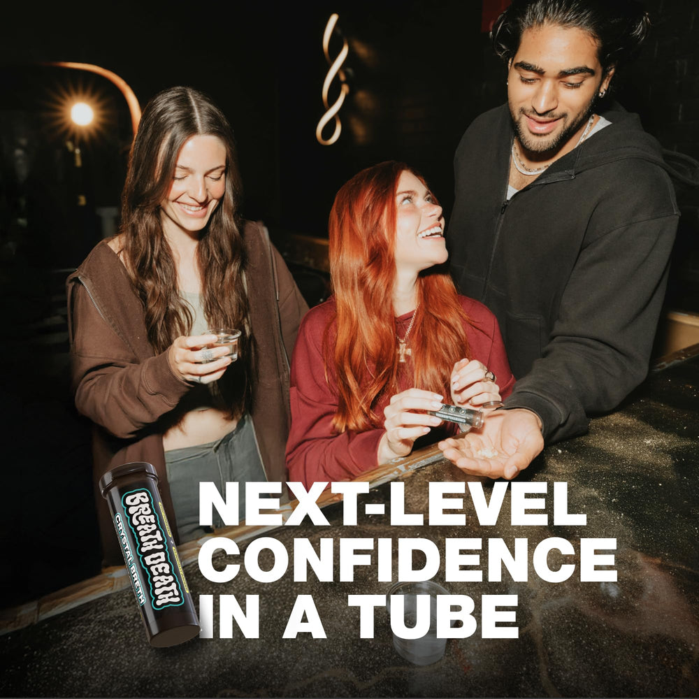 Tube with 12 mint servings shown