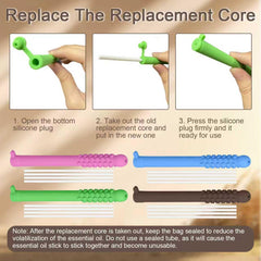 Compact pocket-sized breath stick for on-the-go use