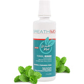 BreathMD Tonsil Rinse bottle with Wonder Mint flavor label