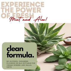 Ingredients on bottle: aloe, marigold extract, goldenseal root, licorice root extract, chamomile, spearmint