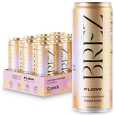 Front view of BRĒZ Flow Lion’s Mane 12-pack can