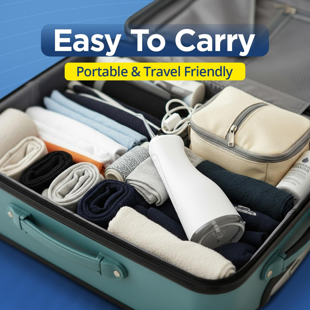 Brezz Water Dental Flosser Pick cordless travel use
