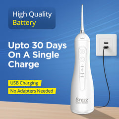 Brezz Water Dental Flosser Pick orthodontic and periodontal tips