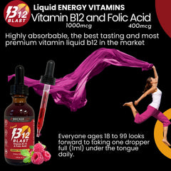 Shelf image showing Bricker Labs B-12 Blast with other vitamins