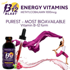 Bricker Labs B12 Blast bottle back label details