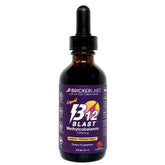 Bricker Labs B12 Blast raspberry-flavored liquid bottle front