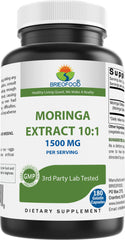 Brieofood Moringa Oleifera extract bottle with 180 capsules