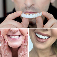 Adjustable fit after boiling water for Brige Smile dentures