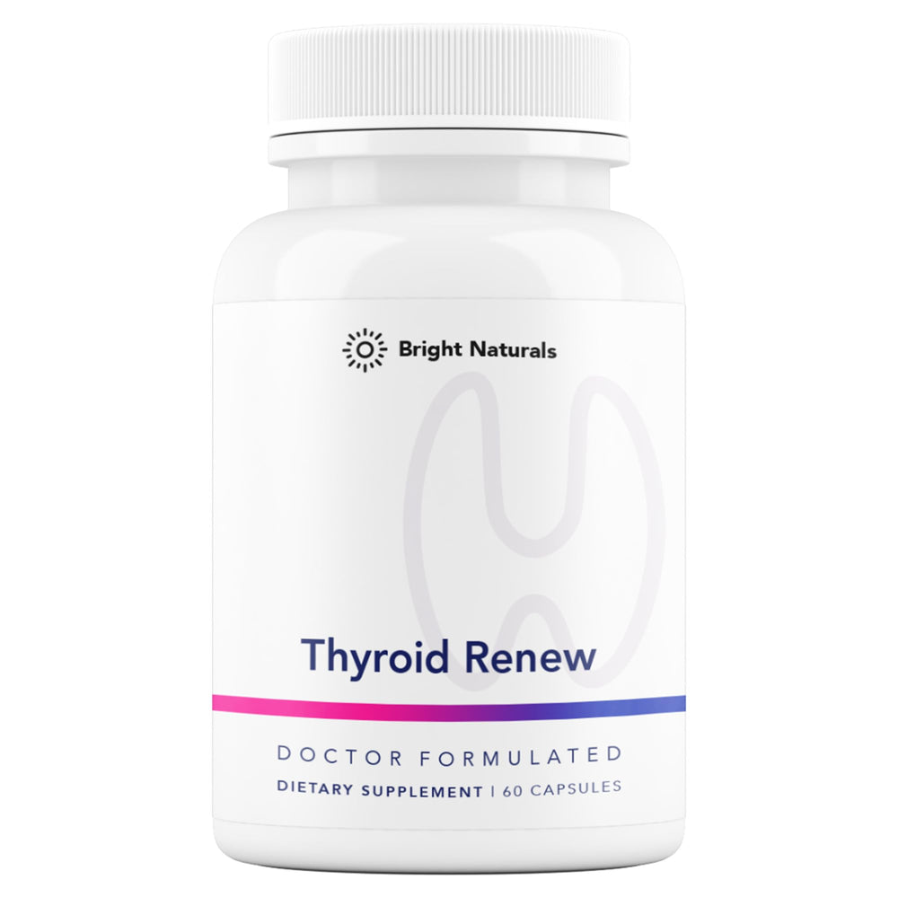 Bright Naturals Thyroid Renew bottle with 60 capsules