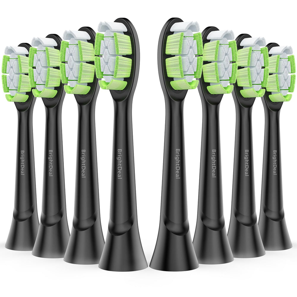 Eight-pack BrightDeal replacement heads for Philips Sonicare DiamondClean and compatible models