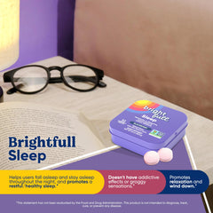 Front view of BRIGHTFULL tin highlighting blackberry flavor