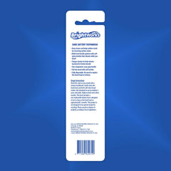 Packaging showing contents: two toothbrushes and accessories.