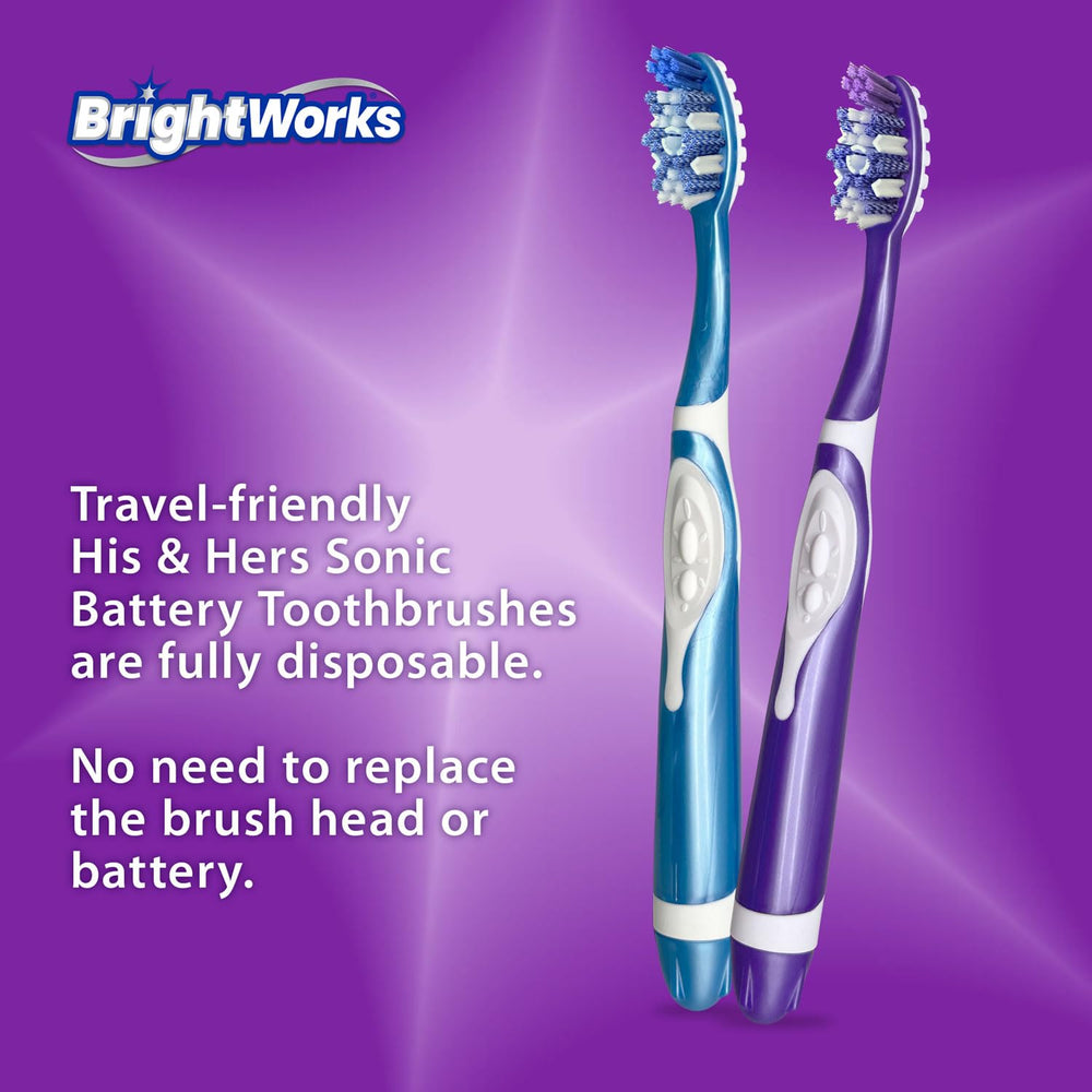Travel-friendly compact toothbrush design by BrightWorks.