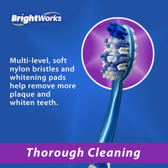 Whitening pads and tongue cleaner accessory from BrightWorks 2-pack.
