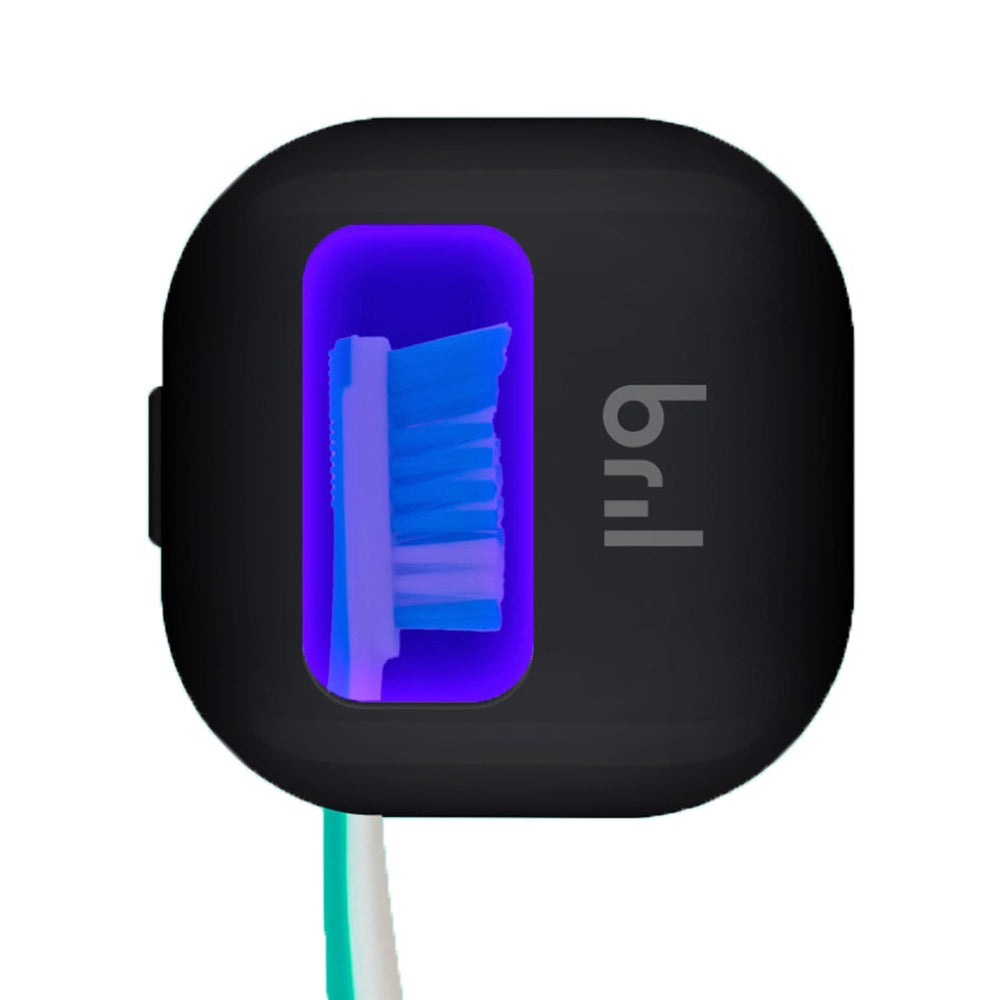 Bril UV-C Toothbrush Sanitizer and Holder in black – hero image