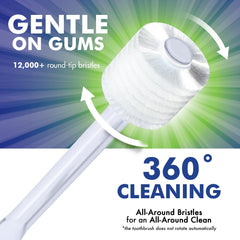 Soft bristles for plaque removal and whitening