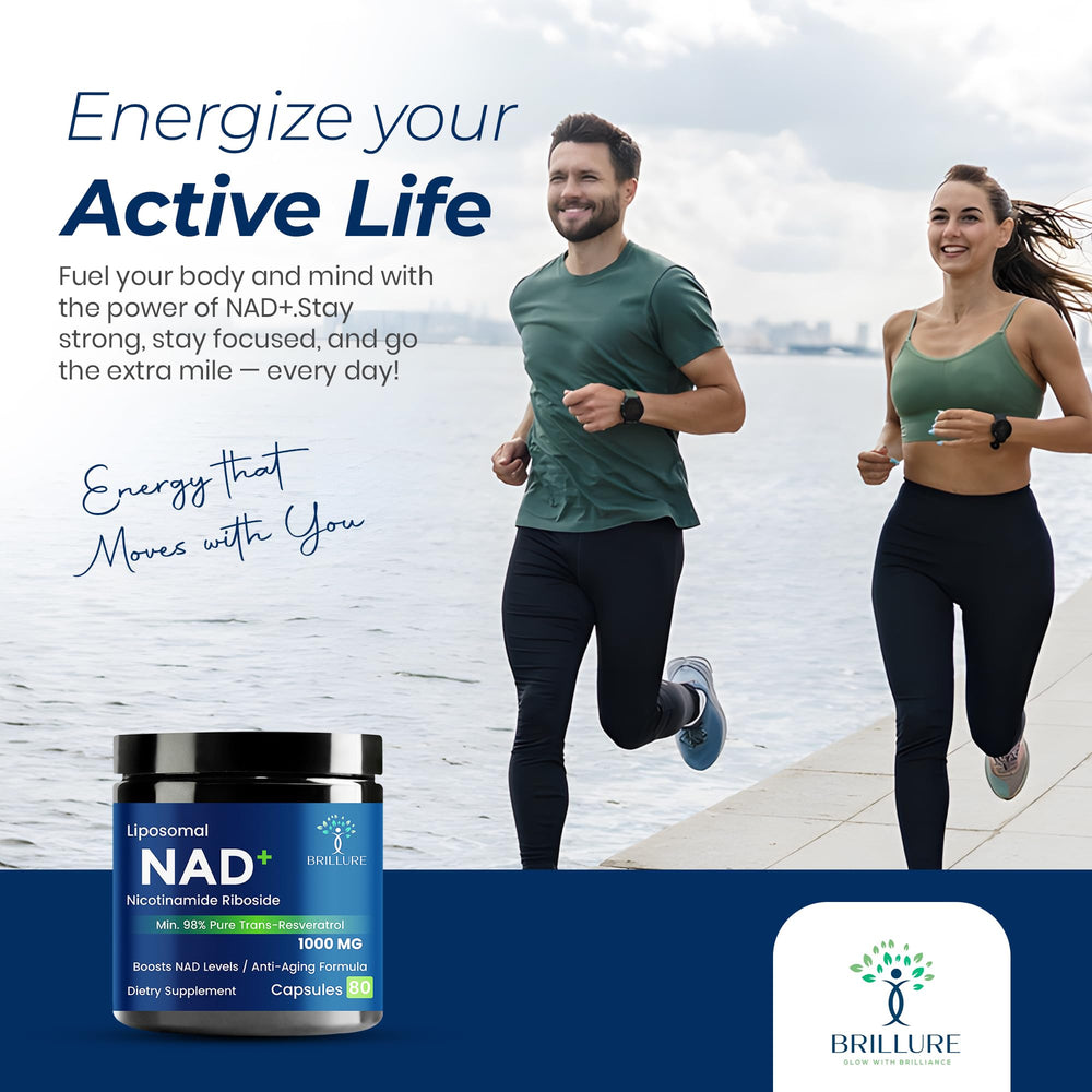 Diagram of NAD+ absorption and mitochondrial support