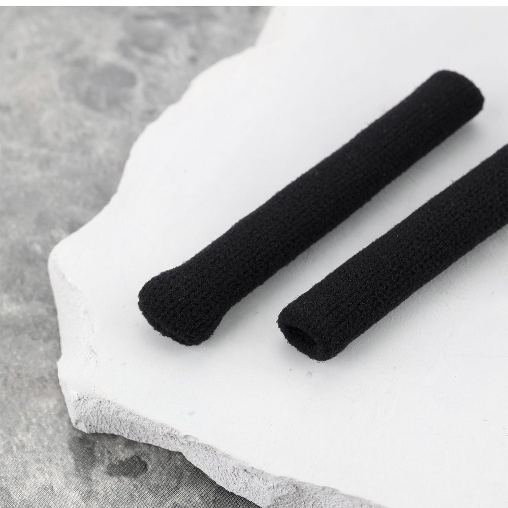 Temple tips sleeve fitted to various glasses styles