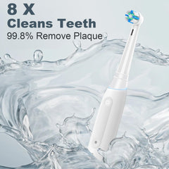 Long and short bristles design for thorough cleaning