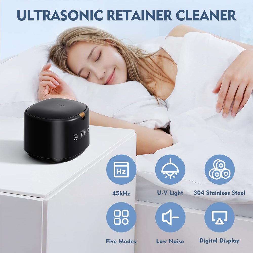 Close-up of 45kHz ultrasonic cleaning action