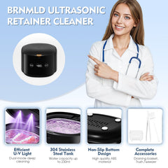 Digital countdown timer display on BRNMLD cleaner