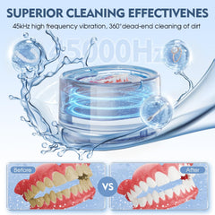 Travel-ready BRNMLD Ultrasonic Retainer Cleaner in black