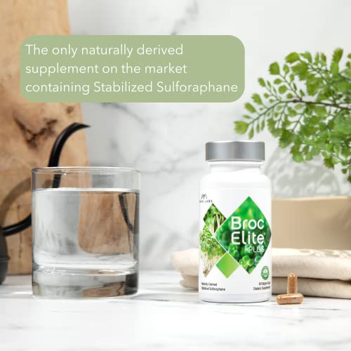 Broc Elite Plus bottle label close-up