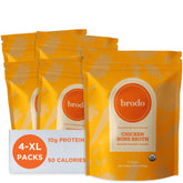 Brodo Organic Chicken Bone Broth 4x25 oz pouches hero image
