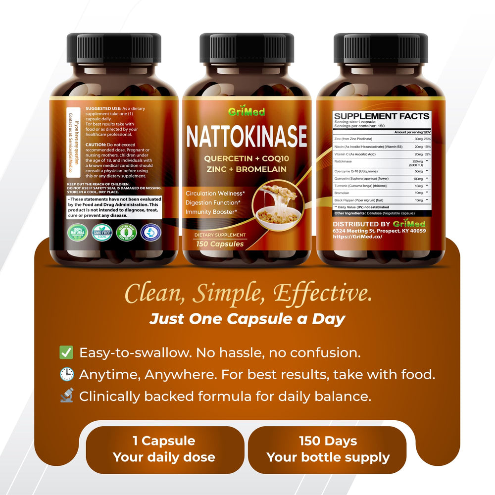 Pack of 150 capsules packaging