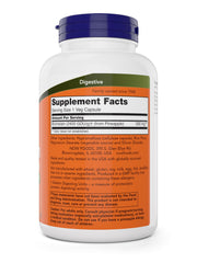 Bromelain 500 mg 2400 GDU pineapple enzyme label