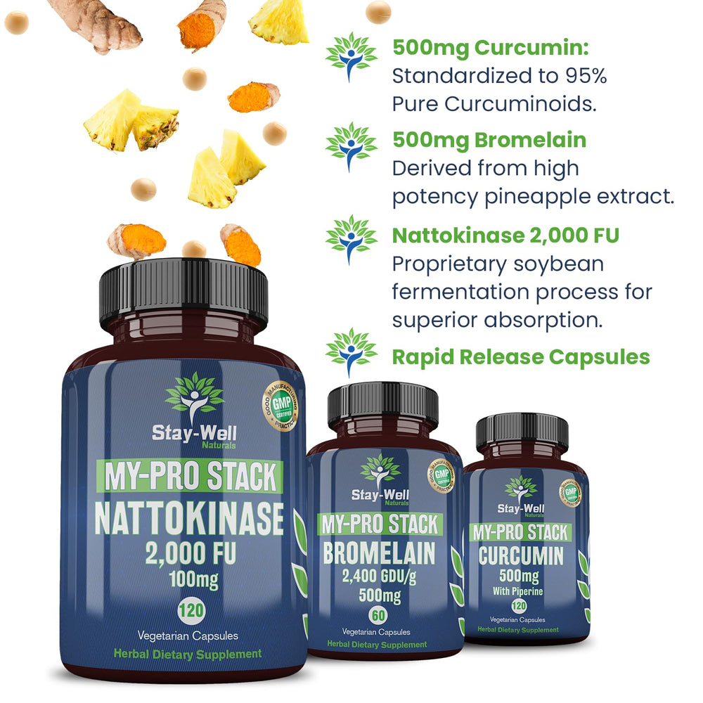 Bromelain 500 mg bottle label