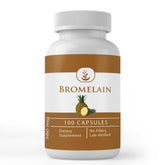 Bottle of Bromelain capsules with Pure Original Ingredients label