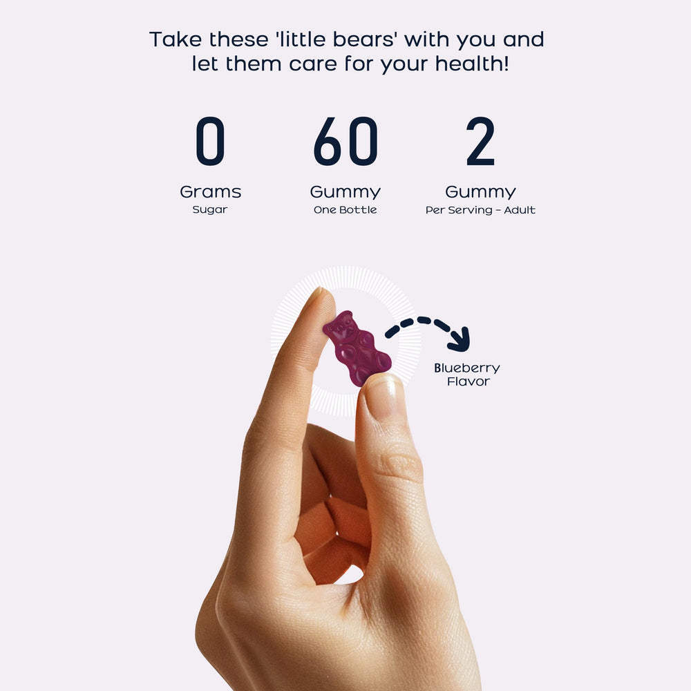 Ingredients panel showing quercetin bromelain elderberry