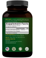 NatureBell bromelain ingredient label