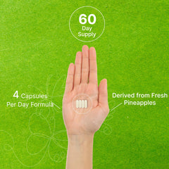 Bromelain supplement nutrition facts label