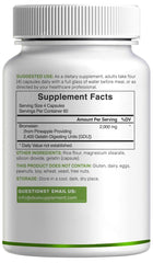 Bromelain supplement box packaging