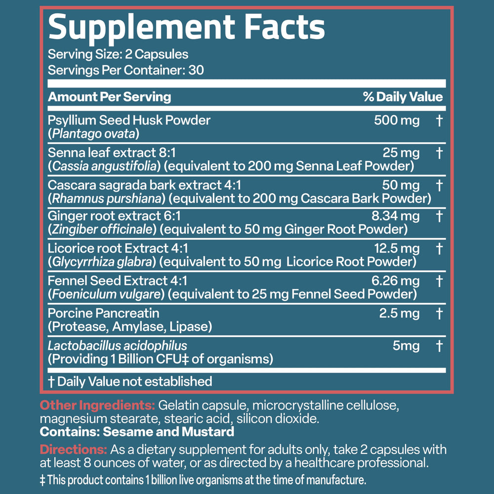 Bronson Advanced Colon Cleanse Non-GMO gluten-free badge.