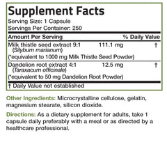 Bronson allergen warning label indicating ragweed-like ingredients