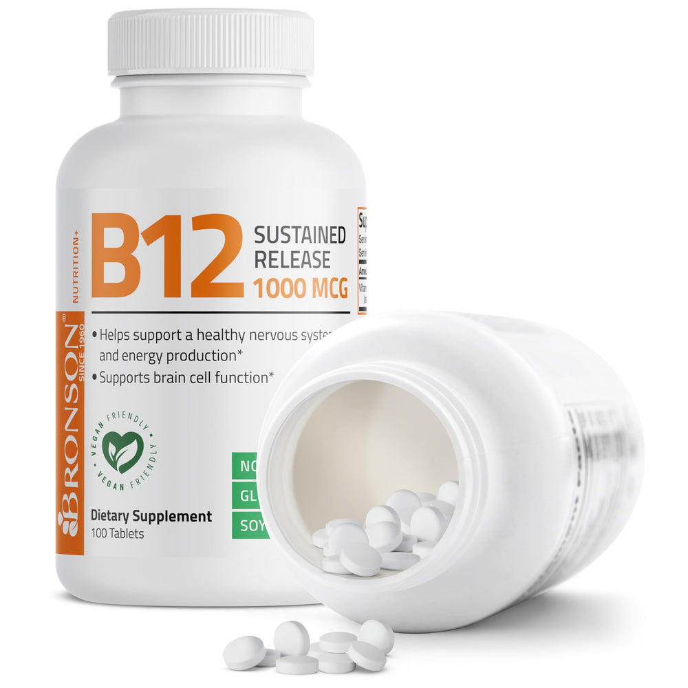 Soy-free Bronson Vitamin B12 supplement ingredients
