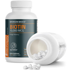 Gluten-free Bronson Biotin 10,000 mcg mini tablet