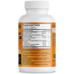 Close-up of Bronson supplement capsules