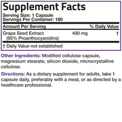 Bronson Grape Seed Extract bottle on white background