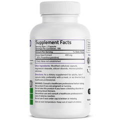 Close-up of 400 mg vegetarian capsules