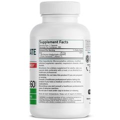 Bronson Iron Bisglycinate 25 mg vegetarian capsules close-up