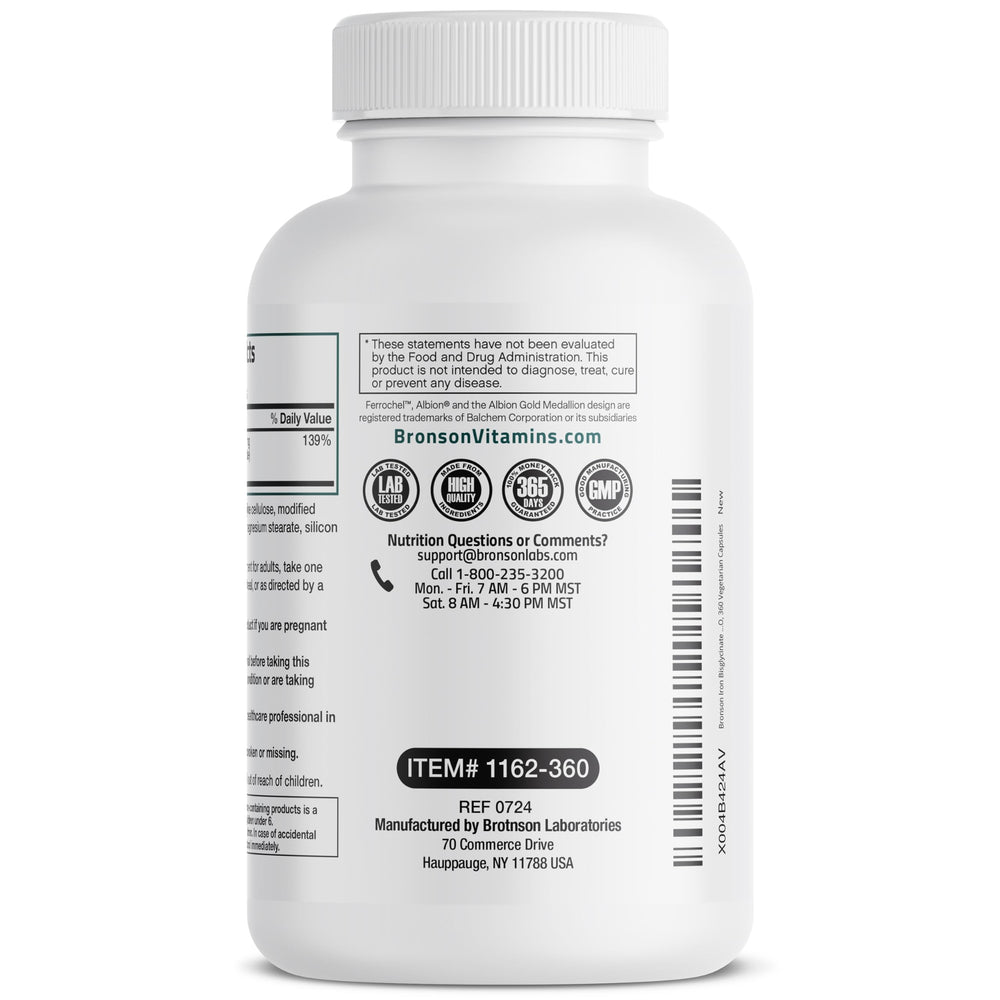 Bronson Vitamins brand history since 1960