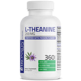 Bronson L-Theanine 200mg Double-Strength bottle with Passion Flower – front packaging