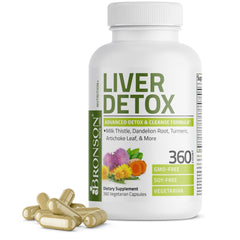 Bronson Liver Detox bottle front label