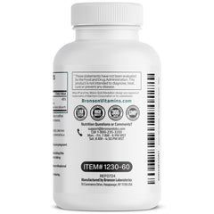 Bronson Magnesium Glycinate gluten-free certification on label.