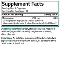 Bronson Magnesium Glycinate soy-free formula supporting sensitive diets.